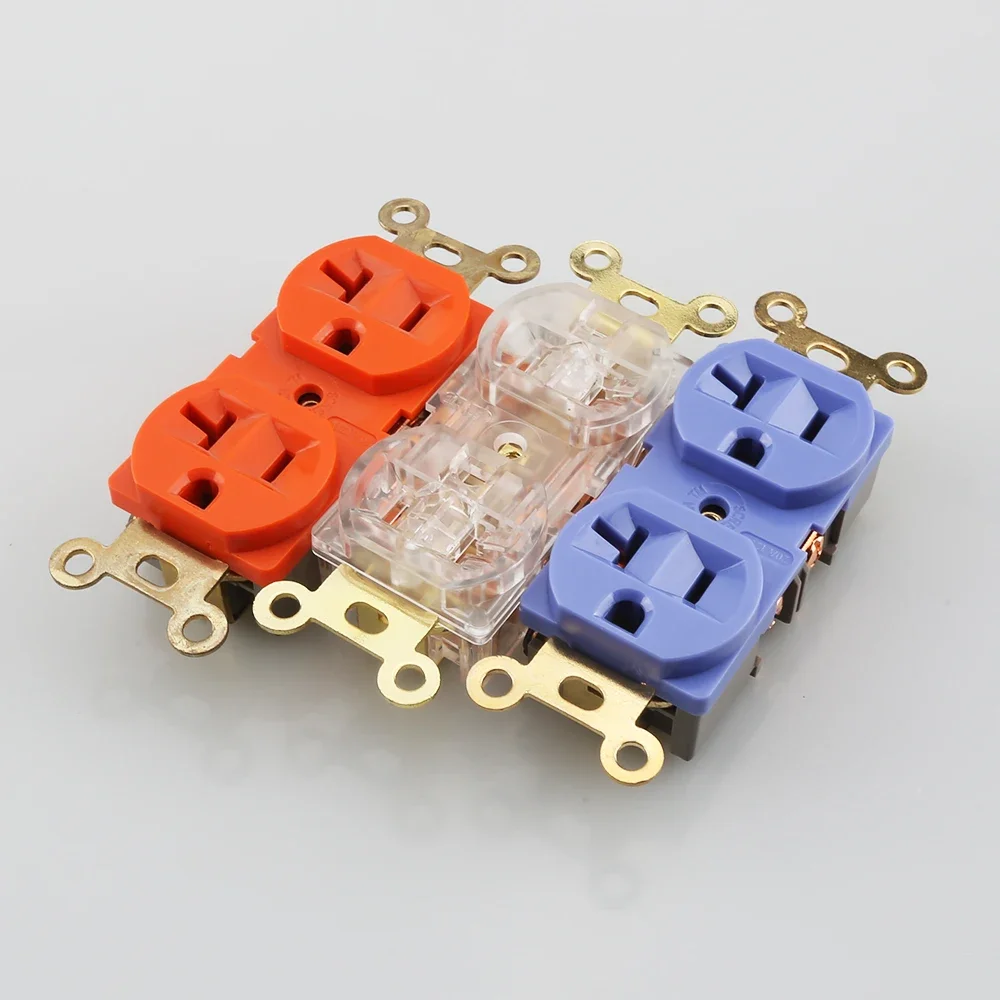 2 шт./4 шт. Audiocrast США дуплексные розетки переменного тока настенная розетка