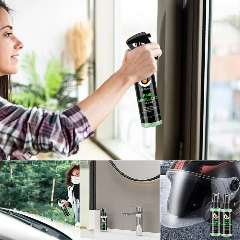 

Car Glass Rainproof Agent Car Coating Quick Detail Spray-Extend Protection Portable Oil Film Self-Filming Glass Agent Care Tool