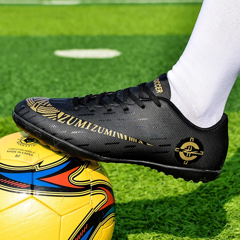 TONGYA-Botas De Fútbol ultralivianas Para Niños, Zapatos De Fútbol Para Exteriores AG/TF, Talla 35-45