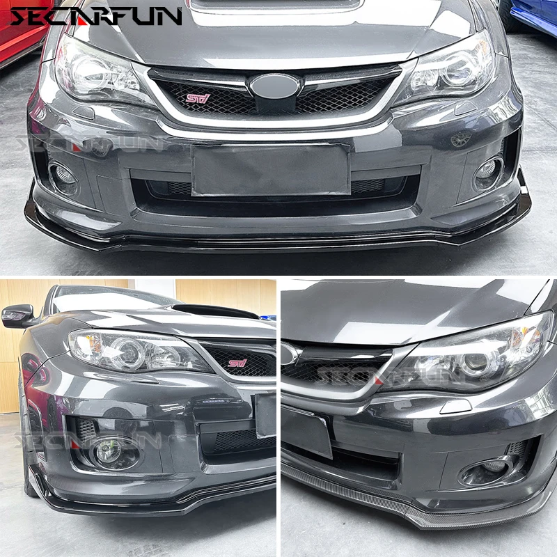 Для Subaru Impreza STI WRX передний бампер нижний тюнинг спойлер комплект губ из