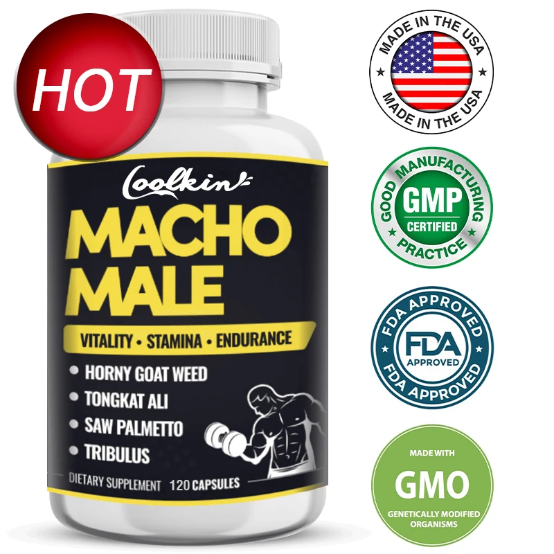 

Men's Enhancement Capsules Boost Performance and Strength with Maca Root, L-Arginine, Horny Goat Men's Enhancement Formula