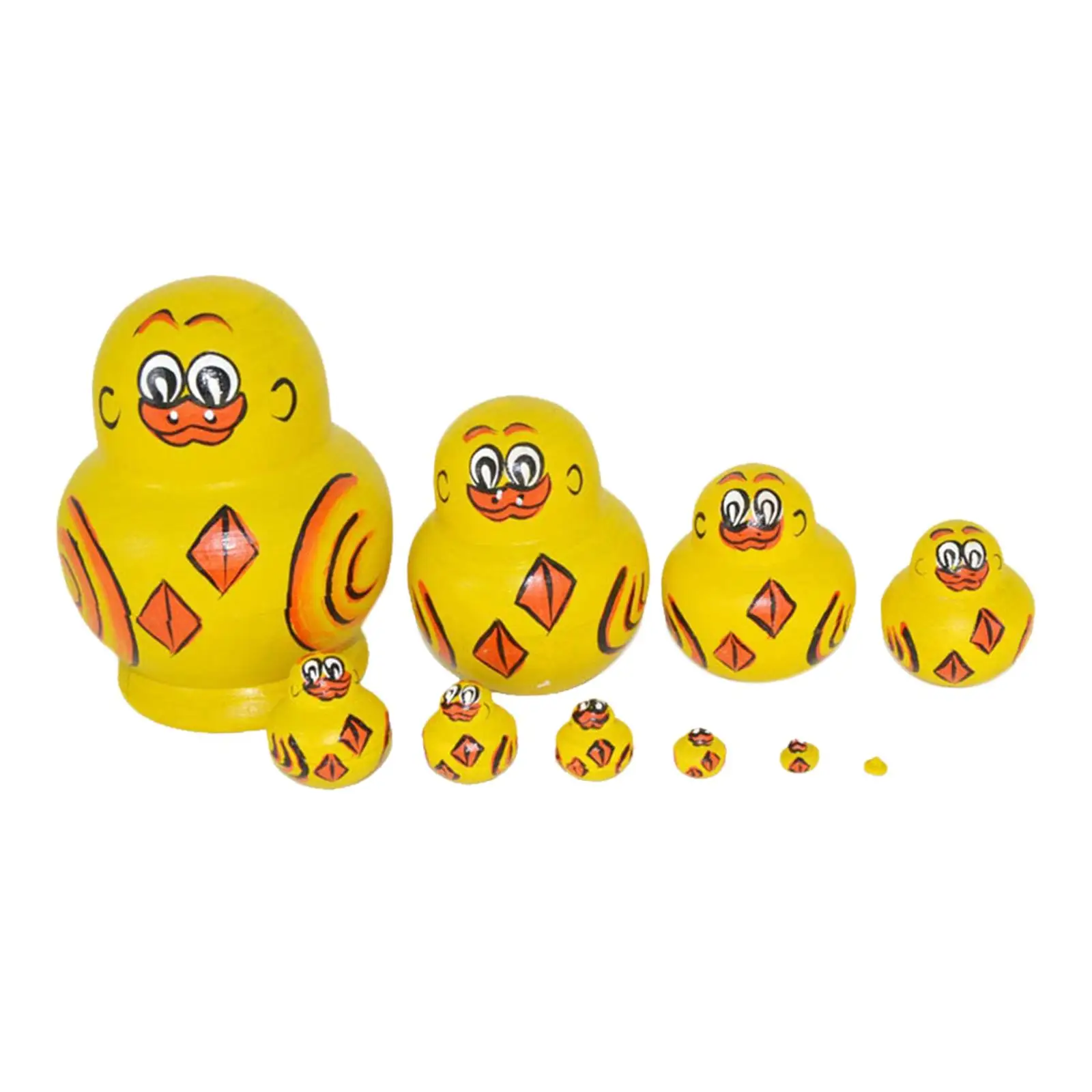 

10 шт., русские игрушки-гнездики
