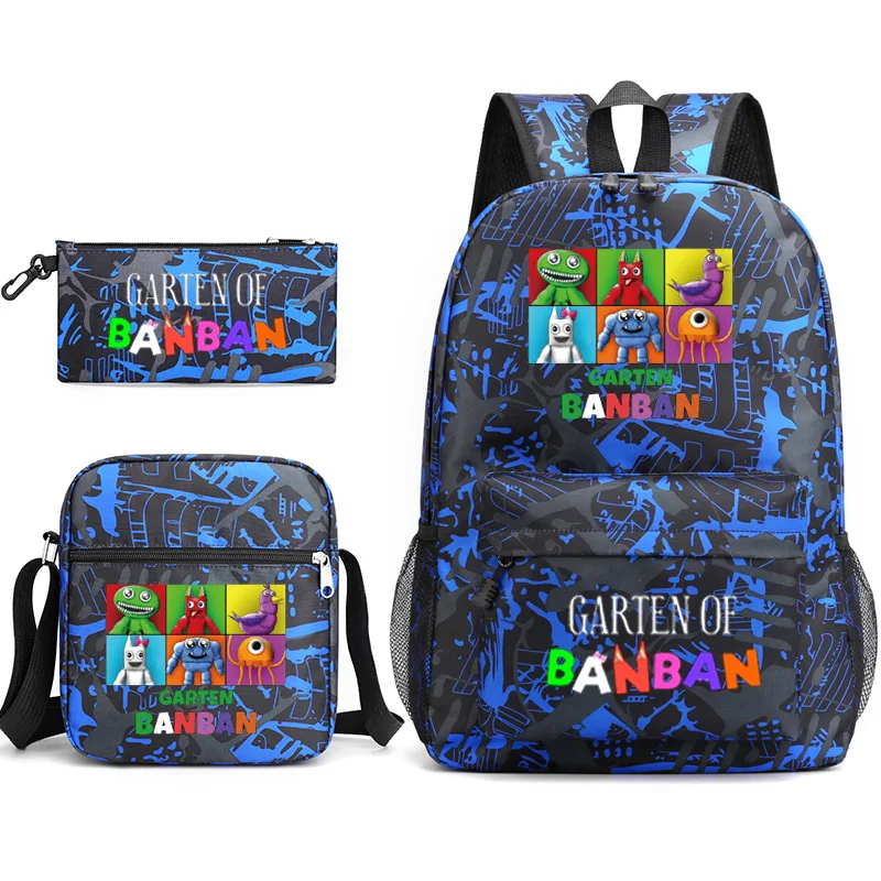 

Garten of Banban Class Garden Game Elementary and Middle School Students One-shoulder Pencil Bag Three-piece Set Backpack