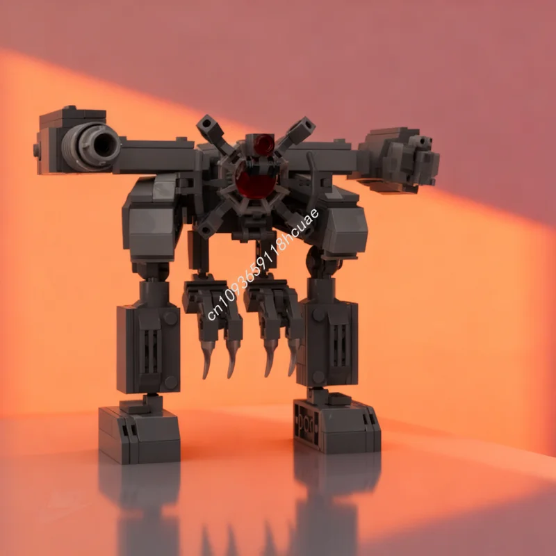 Фото 252 детали MOC: Конструктор «Деструкционная машина Тираннозавр» (по мотивам Creator), архитектурные игрушки, подарки на праздники, кирпичики для сборки №1