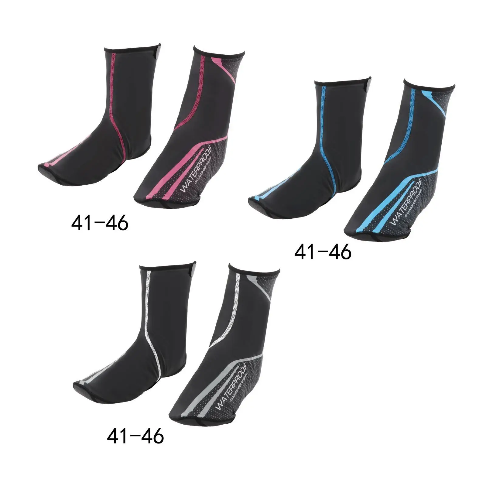 

Winter Cycling Shoe Cover Warm Windproof PU Protector Overshoes Windproof