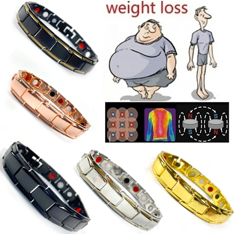 

Health Care Magnetic Bracelet Weight Loss Anti-Fatigue Therapy Bracelets for Men Women Arthritis Pain Relief Energy Jewelry Gift
