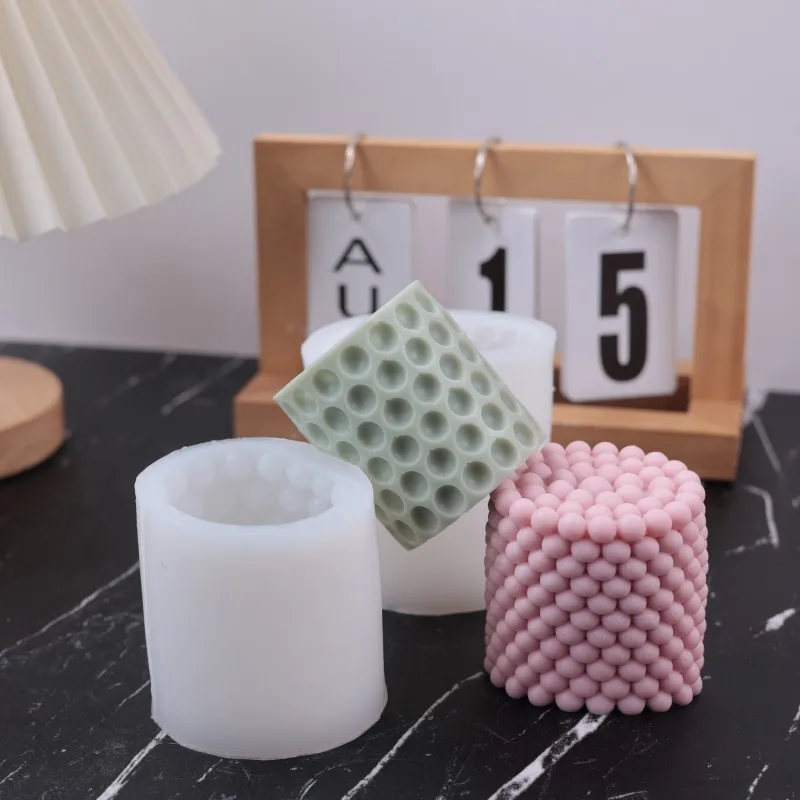 

Honeycomb Column Aromatherapy Candle Silicone Mold DIY Gypsum Decoration Mould