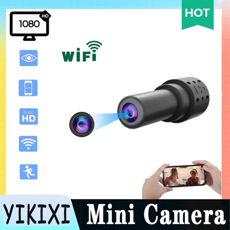 

1080P Wi-Fi видеокамера для домашней безопасности фотокамера с дистанционным просмотром и аудио-рекордером HD монитор ночного видения Поддержка...