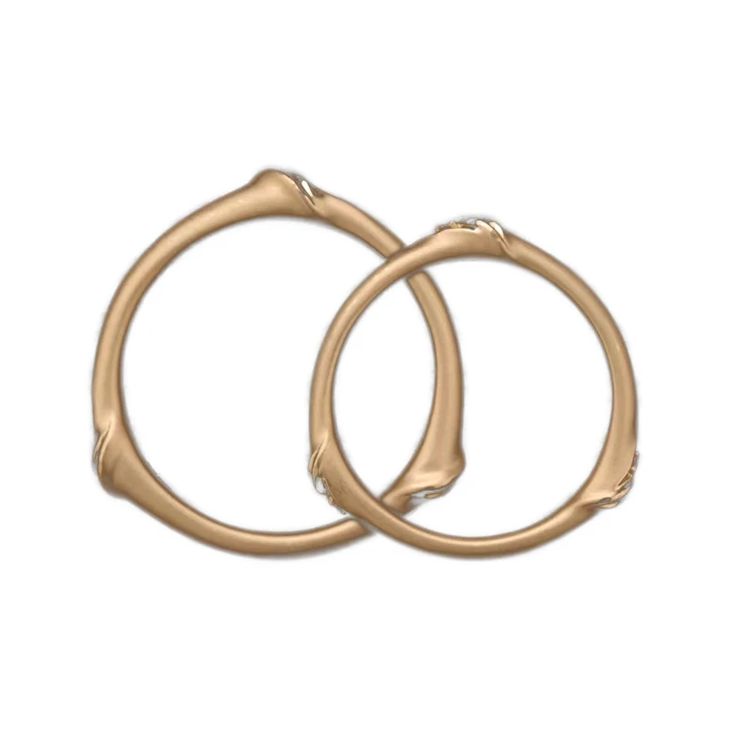 Дизайнерские индивидуальные кольца для пар из 18-каратного/14 карат/10 карат с