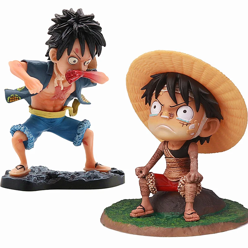 

13Cm Anime Figure One Piece Figure Luffy Transform/Bandage Ver. Can Change Hands PVC Action Figures Collection Model Toy Gifts