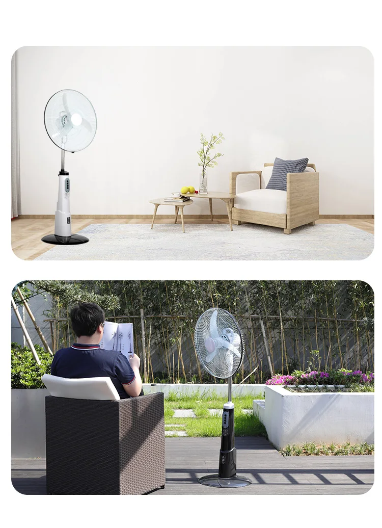 Перезаряжаемый вентилятор для зарядного устройства напольный 18 дюймов