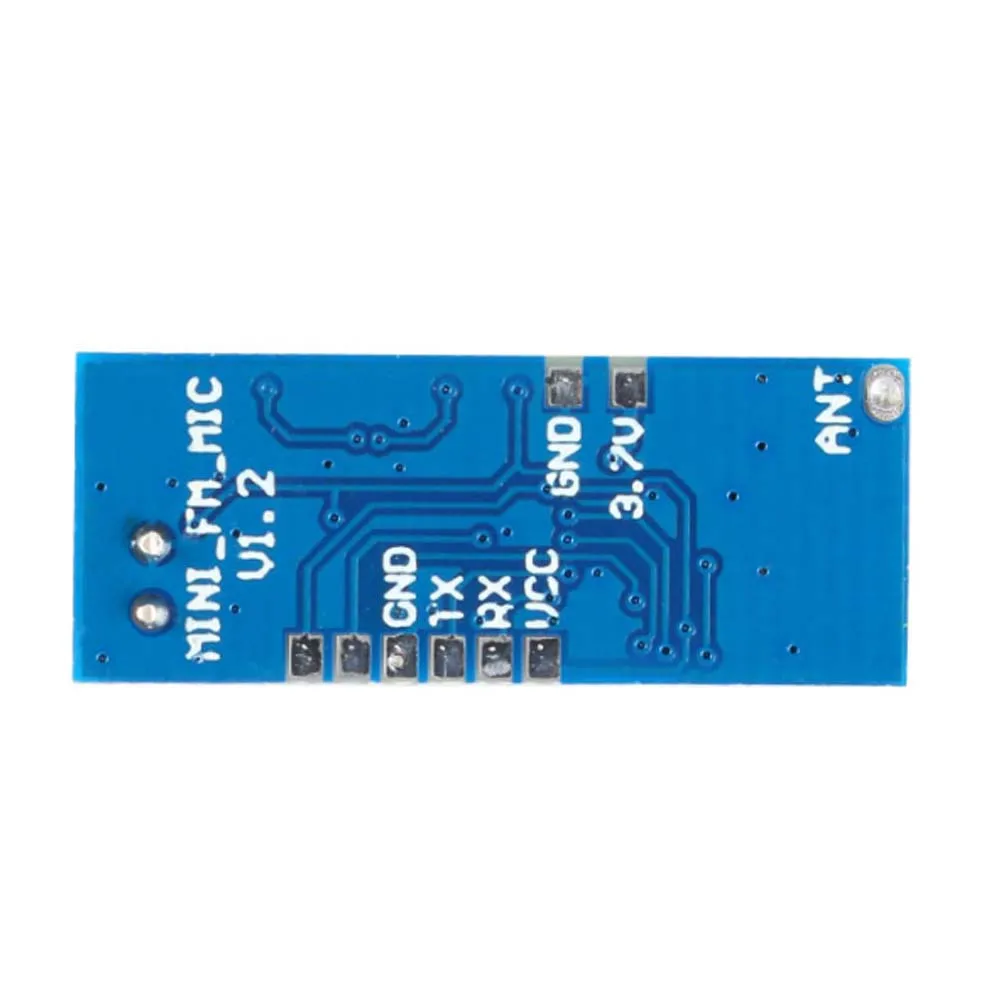 Mini FM Wireless Microphone Transmitter Module Single Channel Board 3-5V 100mW Adjustable Sensitivity USB to TTL 80KΩ 76-108MHz