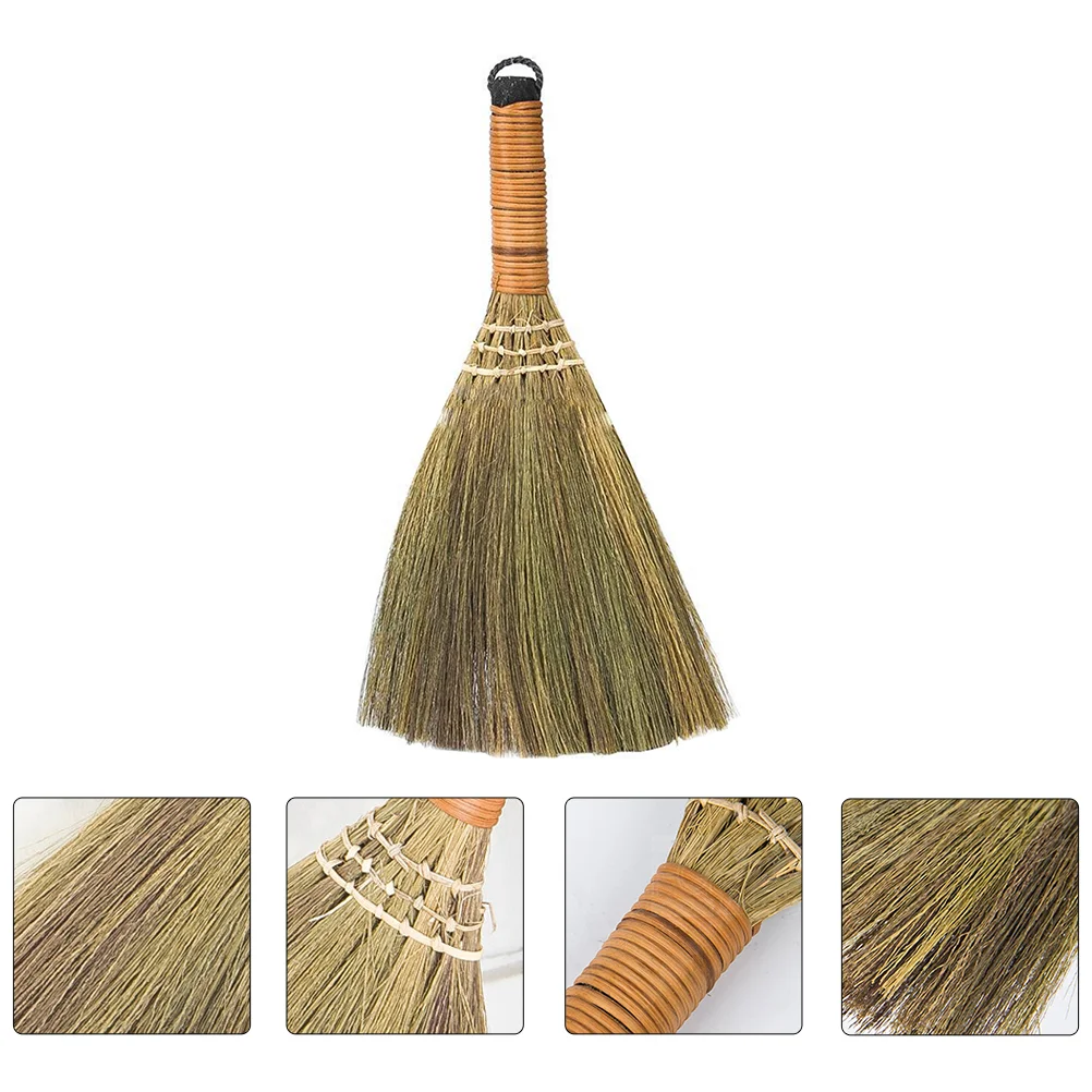 

Broomcorn Heavy Duty Wizard Straw Natural Whisk Chinese Decor Woodmini Toddlersartificial Handle Broomskids Cleaning Uprightbed