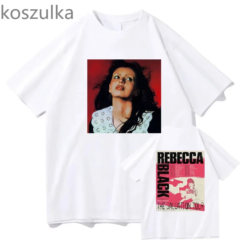 Cotton Tees Rebecca Black Sugar Water Cyanide Printing Tshirts Men/Women Clothes Short Sleeve O-neck Tee-shirt Graphic Shirts
