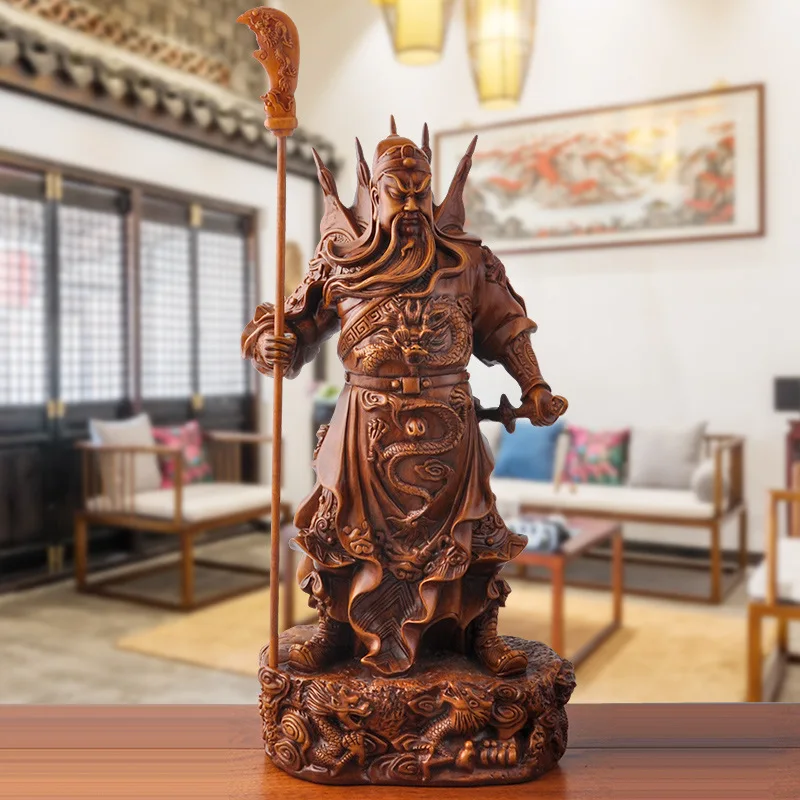 

Wu Caishen Guan Erye Living Room Office Home Decoration Ornament Enshrining Buddha Statue Decoration Resin