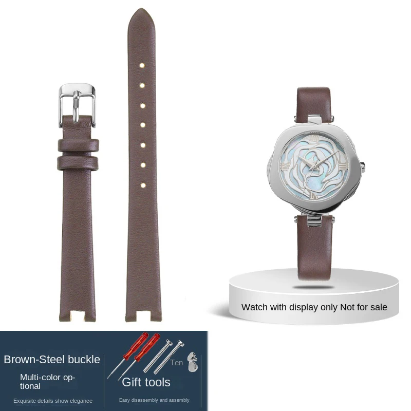 Фото Для CIGA Design женские часы Concave R Series Rose 32/39.5 мм циферблат кожаный ремешок 12 мм 16 мм красный белый черный коричневый ремешок для часов инструмент №4