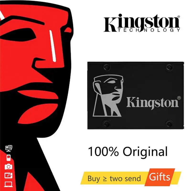 Внутренний твердотельный накопитель для Kingston A400 KC600 Ssd 120 ГБ 240 ГБ 480 ГБ 2,5 дюйма Sata Iii Hdd жесткий диск Hd ноутбук ПК 960 ГБ
