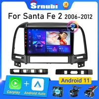 Srnubi 9" Android 11 Car Radio for Hyundai Santa Fe 2 2006 - 2012 Multimedia Player 2 Din Carplay Stereo GPS 2din DVD Head Unit