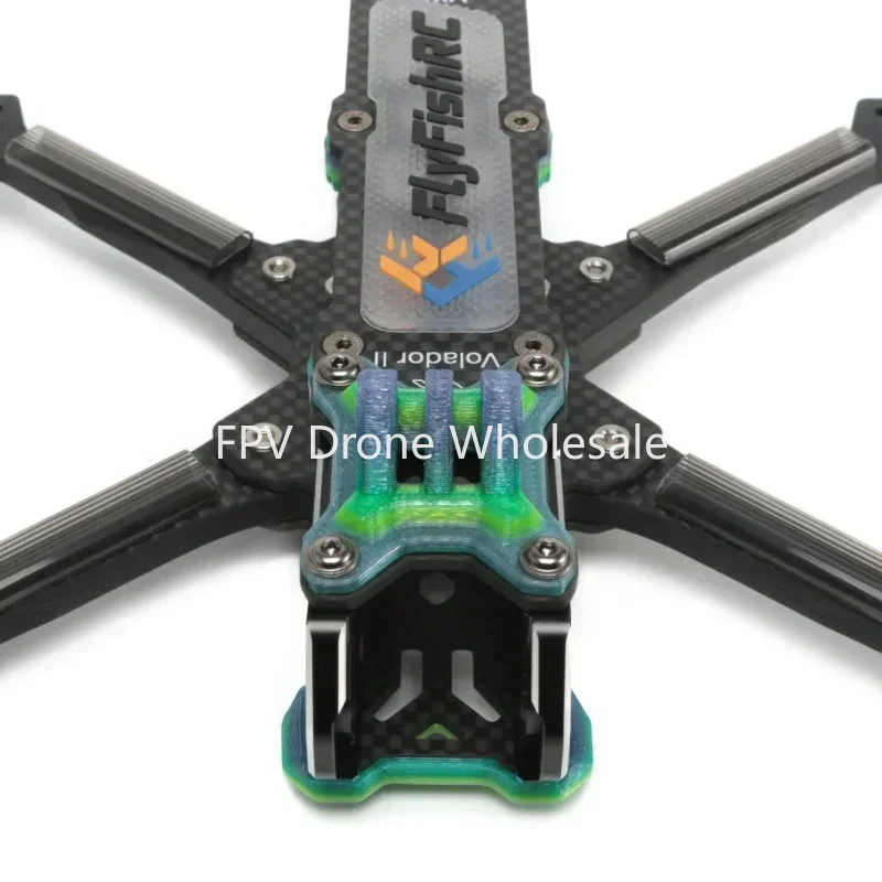 FlyFishRC II VX5 V2 5-дюймовый комплект рамы для фристайла T700 Volador FPV совместимый с