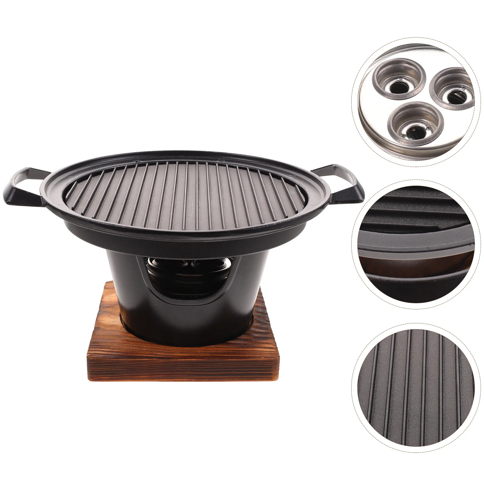 

1 Set of Premium Convenient Smokeless Practical Portable Grill Portable Bbq Grill for Home