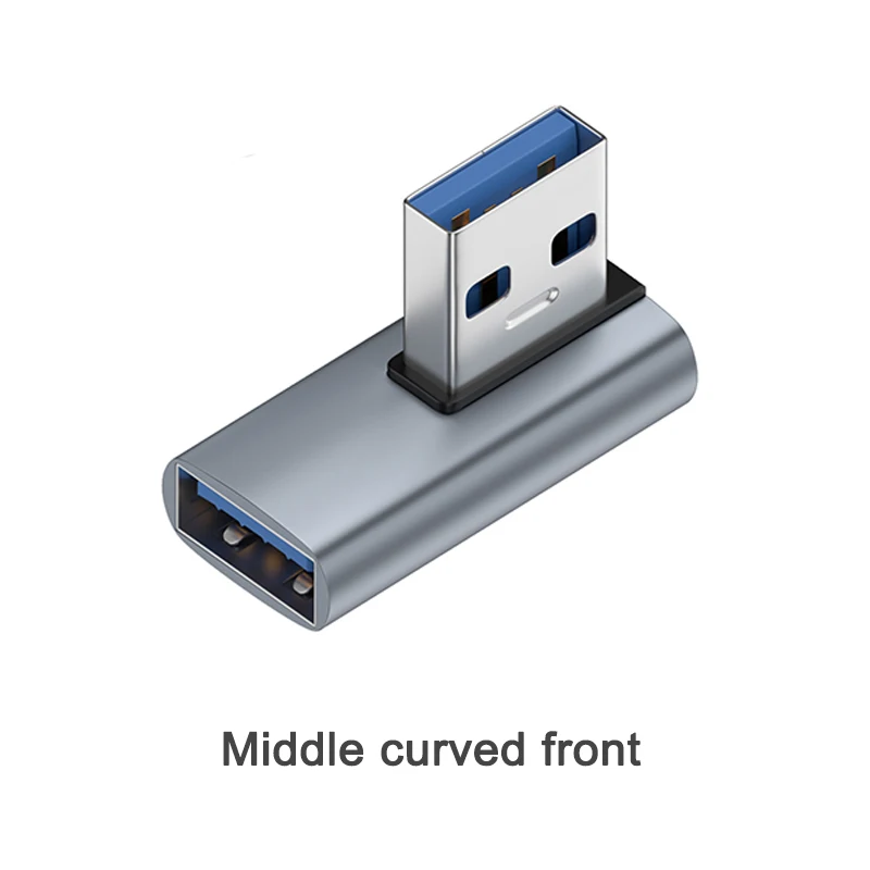 

90-градусный USB 3.0 между мужчинами и женщинами, прямоугольный удлинитель, USB-адаптер, локтевой адаптер 10 Гбит/с для ноутбука, разъем для ПК, конвертер