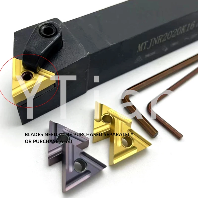 

External turning tool holder MTJNR1616H16 MTJNR2020K16 MTJNR2525M16 TNMG160404 TNMG160408 carbide blade metal TNMG turning tool