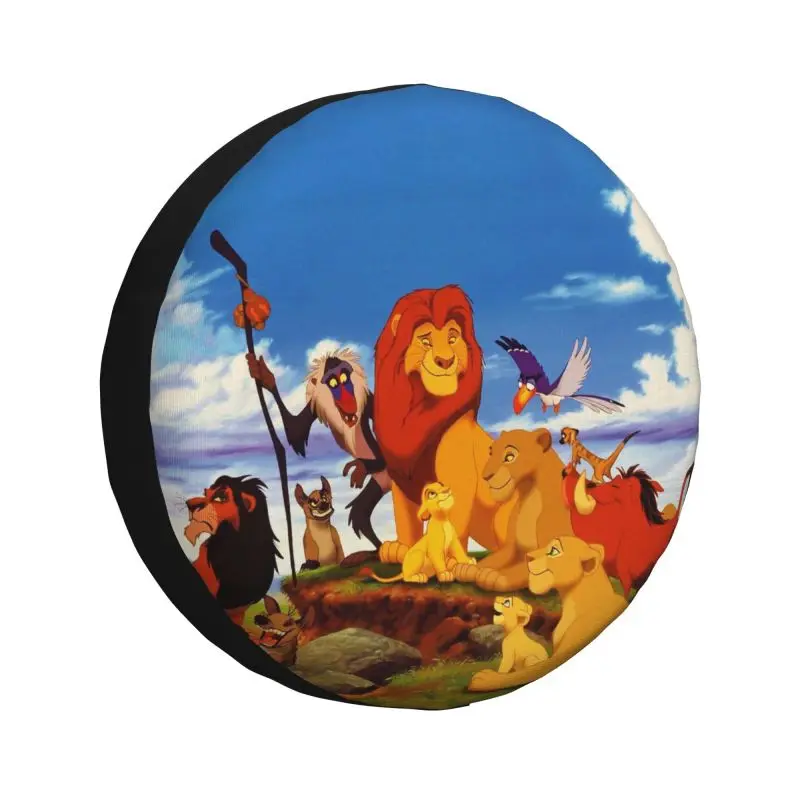 Чехол на запасное колесо The Lion King Simba для Jeep Toyota Mitsubishi мультяшный фильм 4WD 4x4 защита