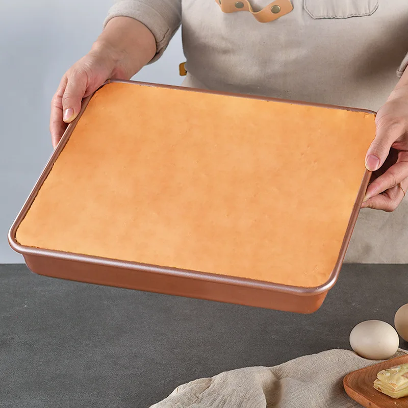 

Stainless Steel Food Storage Trays Rectangle Steamed Sausage Fruit Pans Water Bread Kitchen Baking Shallow Dish Serving Plate