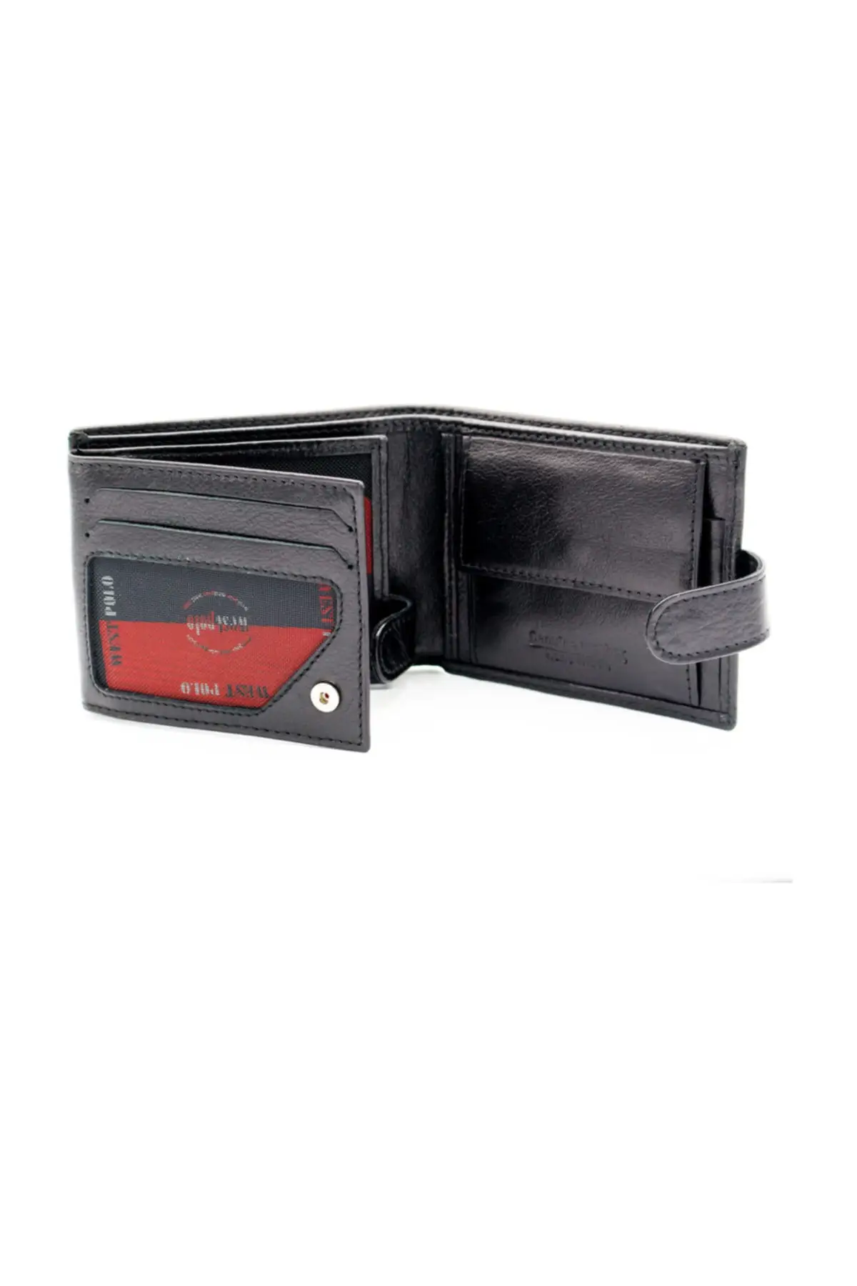 

Stylish Wallet Genuine leather men's Credit Card Holder Clutch Case Quality Business Passport Card Bag ID Coin