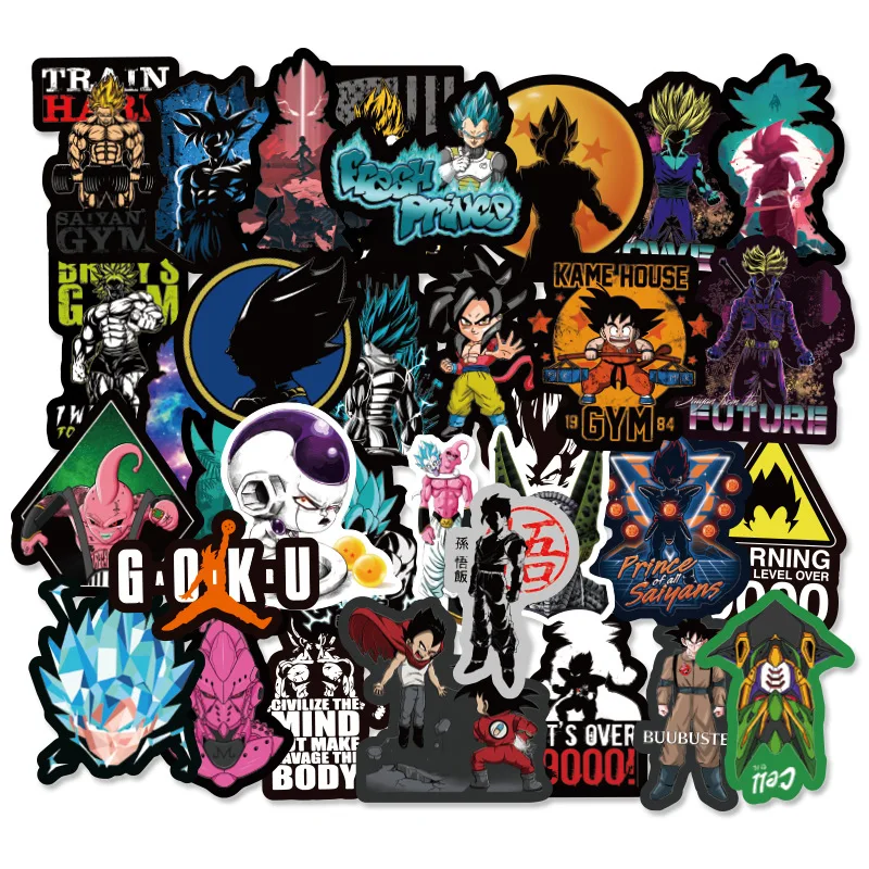 

Cartoon Anime Dragon Ball Stickers For Car Laptop Phone Case Fridge Scrapbook Decal Waterproof Graffiti Sticker Toys Kids Gifts