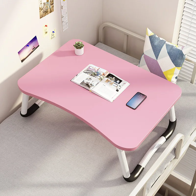 

AOLIVIYA Bed Desk Dormitory Foldable Small Table Student Computer Desk Bedroom Home Children's Study Table Sofa Table