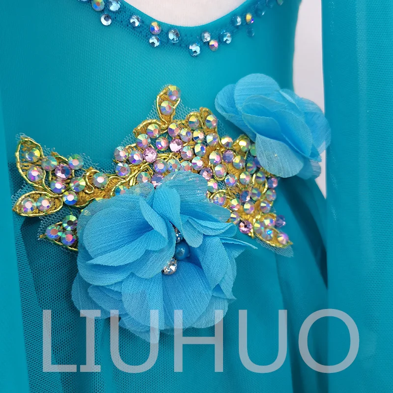 LIUHUO Lyrical танцевальное платье для выступления цветная юбка с шестом заводская