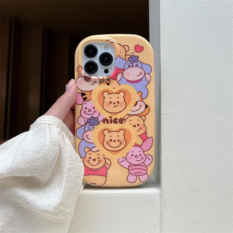 

Cute Cartoon Bear Phone Case Cover for IPhone 14 Plus 11 12 13 14 Pro Max Shockproof Cases for IPhone 14 Case