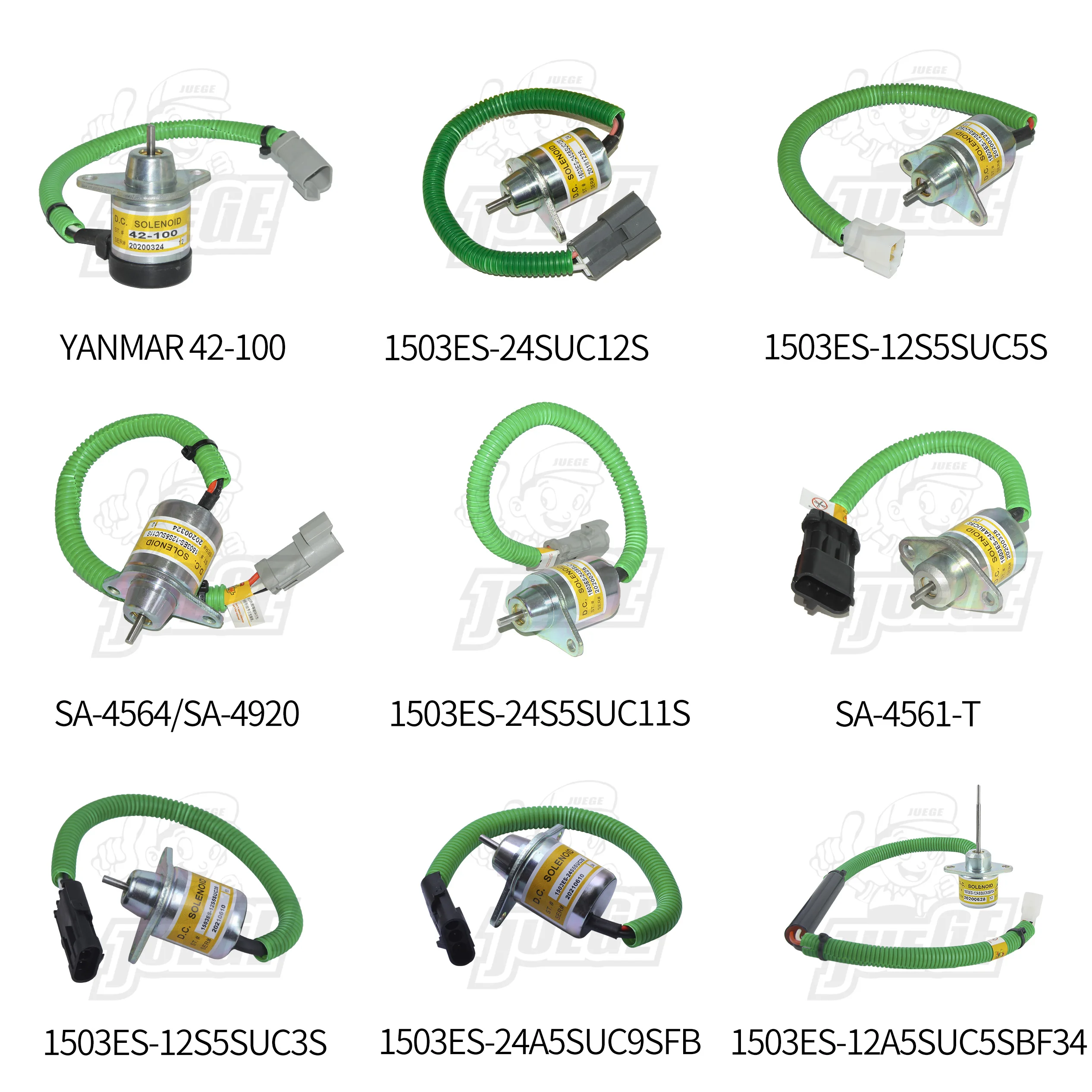 Стопорный электромагнитный клапан экскаватора Kubota 16271-60012 052600-4151
