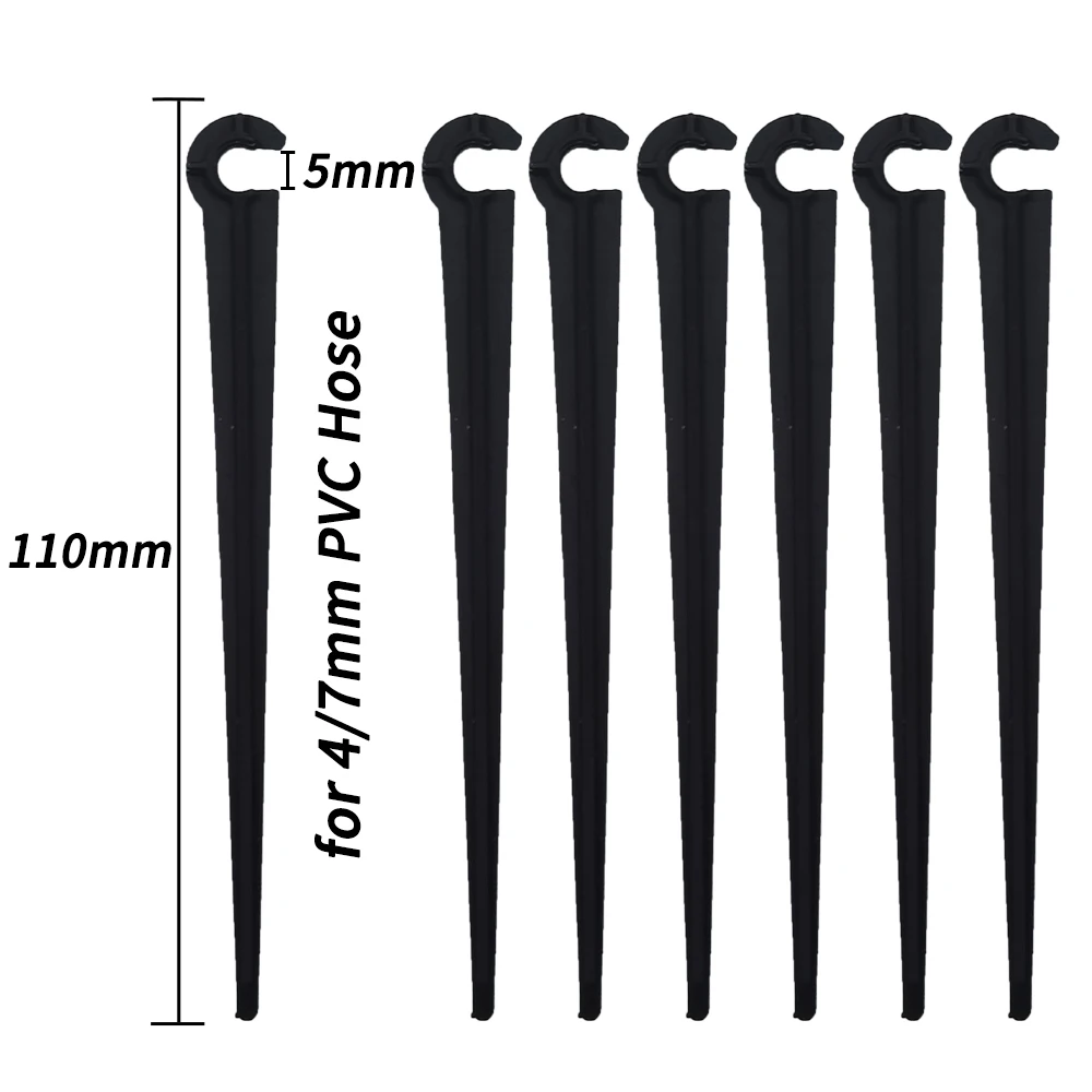 50-200 шт. 1/4 &quotC-образный крючок фиксированный держатель штока стойки для шланга 4/7