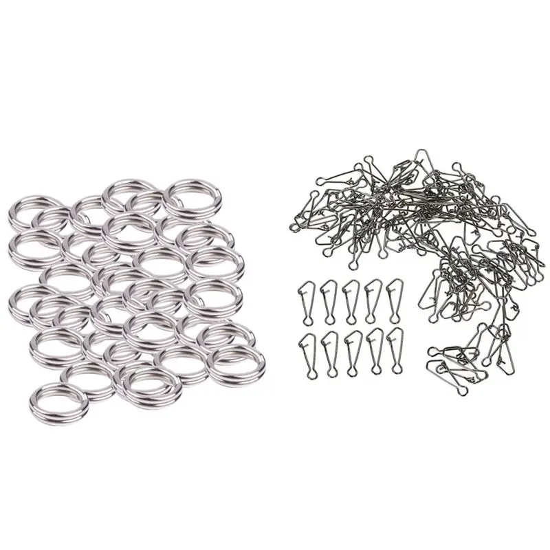 

100 шт., рыболовные крючки из нержавеющей стали, 7 мм, 100 шт.