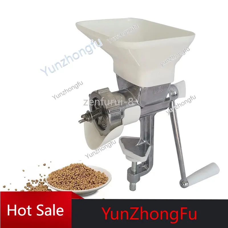 

Manual Feed Pellet Machine Small Animals Food Feed Granulator Fish Bird Cat Dog Pet Feed Pellet Making Processing Tool