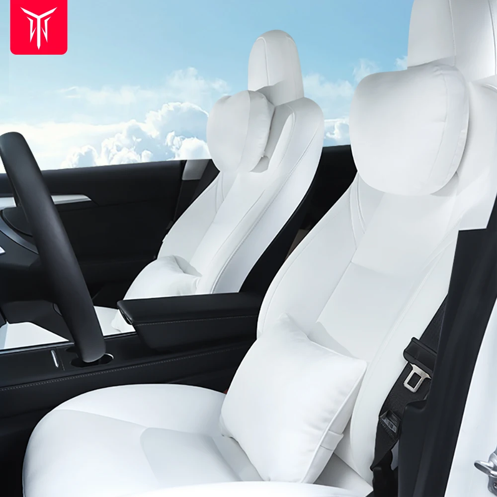 

YZ For Tesla Model 3 Model Y Headrest Neck Pillow for Model3 2023 Seat Lumbar Cushion Headrest Neck Tesla Aar ModelY Accessories