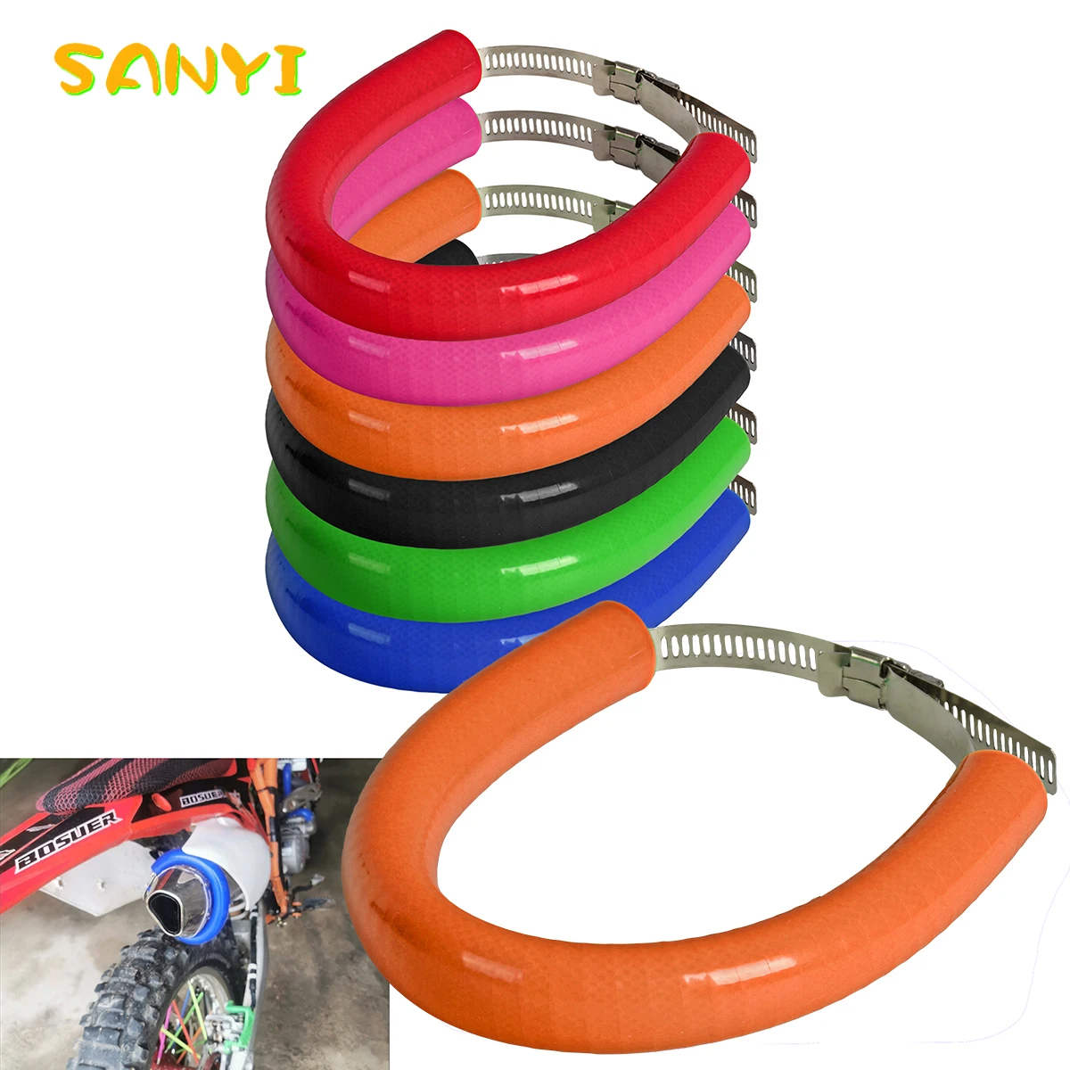 Защита выхлопной системы мотоцикла теплозащитный экран противогарячая крышка