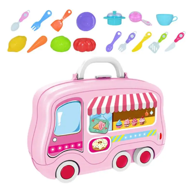 

Kids Kitchen Toy Pretend Play Accessories Set Cookware Cooking Utensils And Play Food Set Stimulate Creativity For Toddlers For