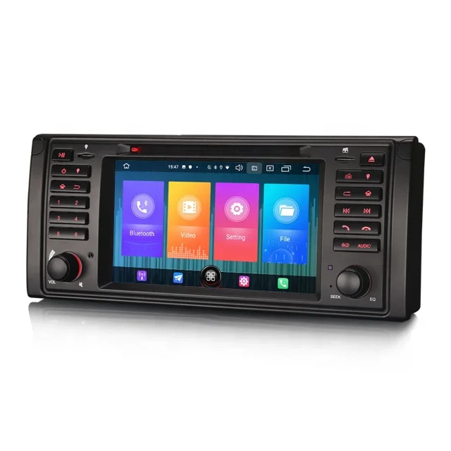 Низкая цена Erisin ES2739B 7-дюймовый Android 10 0 Автомагнитола GPS DAB 4G DVD CarPlay для E39 E53