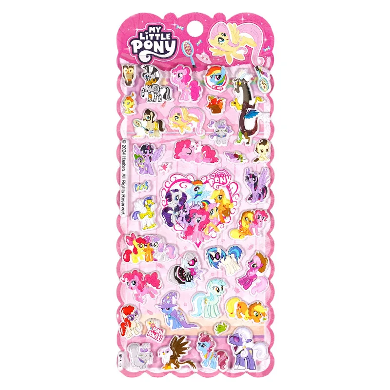 Наклейки My Little Pony Kawaii, 3D-стерео наклейки с пузырьками, милые мультяшные наклейки-поощрения, подарок на день рождения, подарки для подруг, игрушки для девочек (art.: 3920db2cdd31b) - 3920db2cdd31b