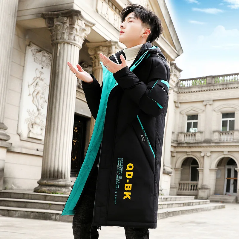 Men's Down Jacket Mid-Length New Winter Warm Coat Fashion Men's Coat