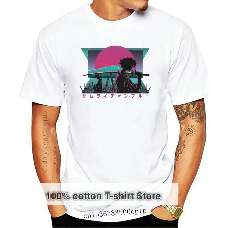 

Футболка с принтом самурая