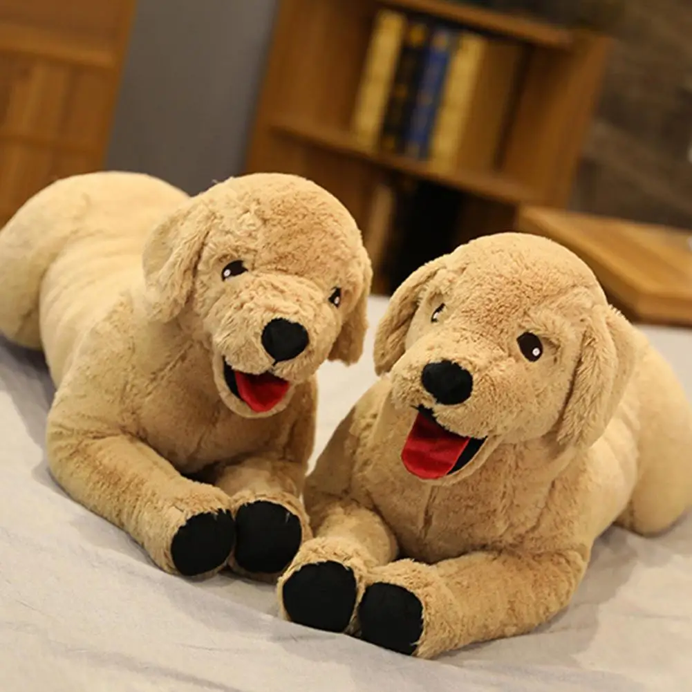 

Dog Plush Toy Eco-friendly Attractive Fine Workmanship No Pilling Adorable Stuffed Pet Toy