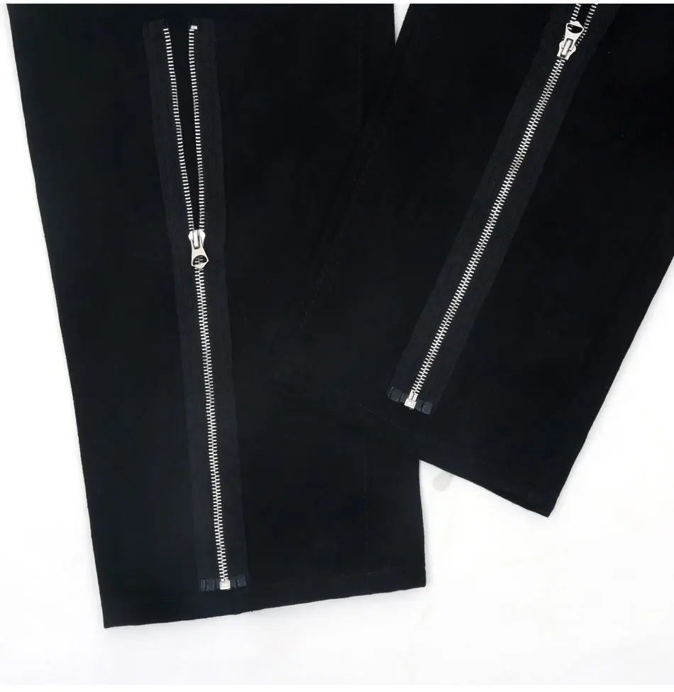 Hip Hop Men Jeans Patchwork Jeans Mens Ripped Skinny Jeans Males Zipper Designer Jeans for Men Mid Waist Denim Pencil Pants