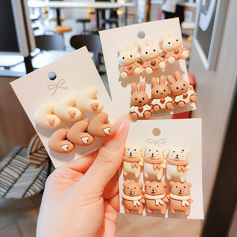 

2 шт., заколки для волос кофейного цвета