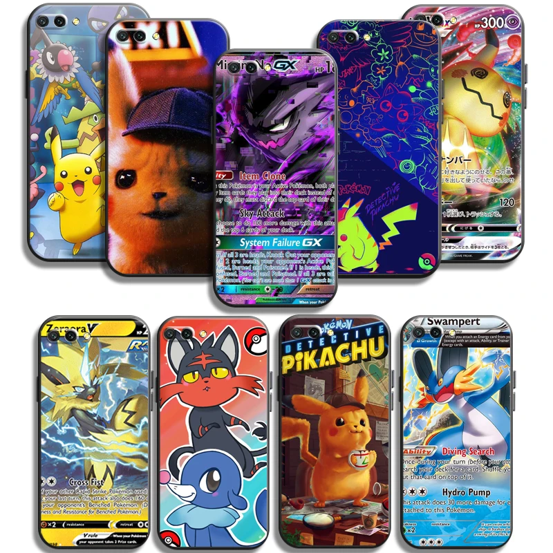 

Pokemon Cute Anime Phone Cases For Huawei Honor P30 P40 Pro P30 Pro Honor 8X V9 10i 10X Lite 9A 9 10 Lite Cases Back Cover