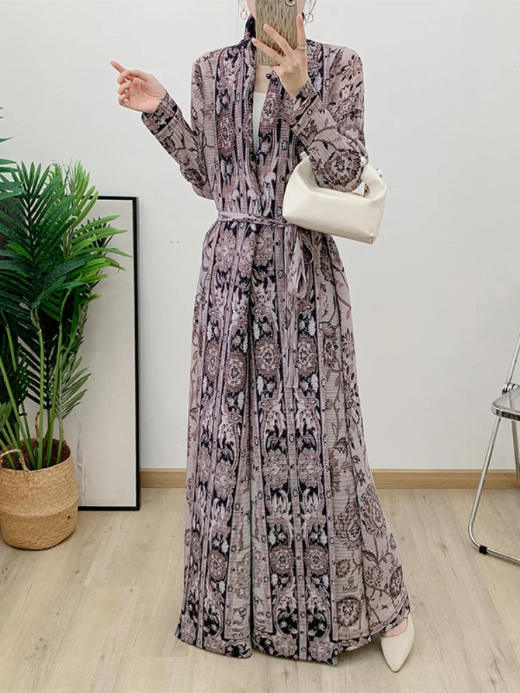 ANLAN плиссированное женское длинное платье Абая в стиле Ближнего Востока Дубае