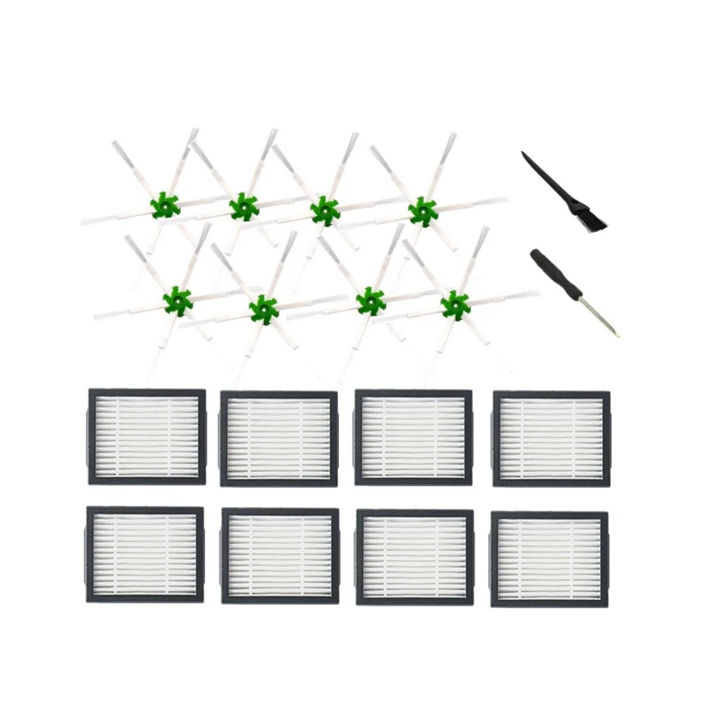 

HEPA Filter Side Brush Robot Sweeping for IRobot Roomba E Series E5 E6 I I7 Robotics Replacement Parts